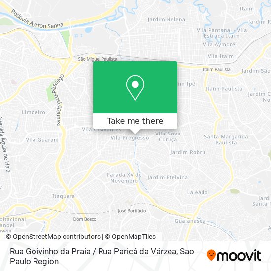 Rua Goivinho da Praia / Rua Paricá da Várzea map