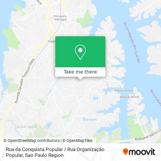 Rua da Conquista Popular / Rua Organização Popular map