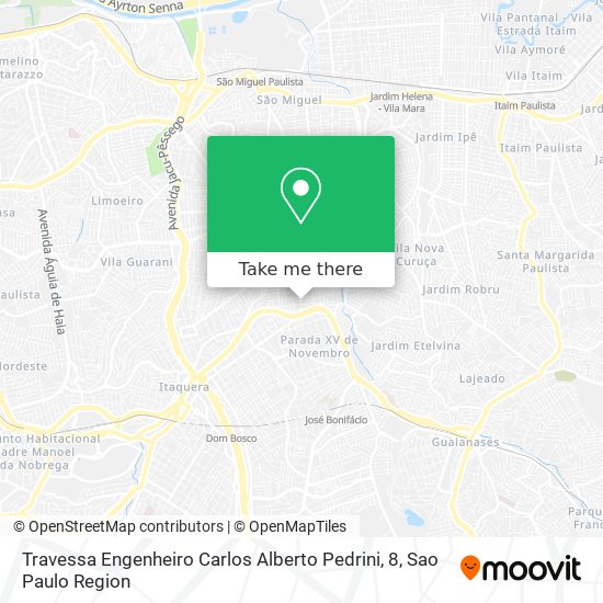 Travessa Engenheiro Carlos Alberto Pedrini, 8 map