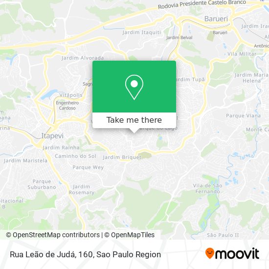 Rua Leão de Judá, 160 map