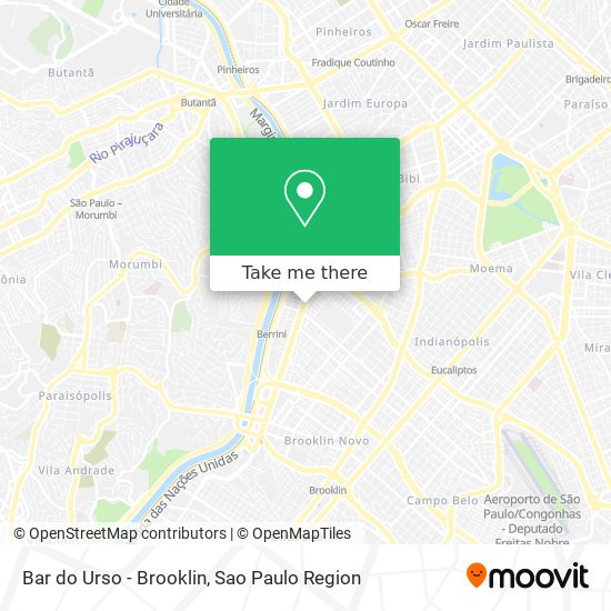 Bar do Urso - Brooklin map