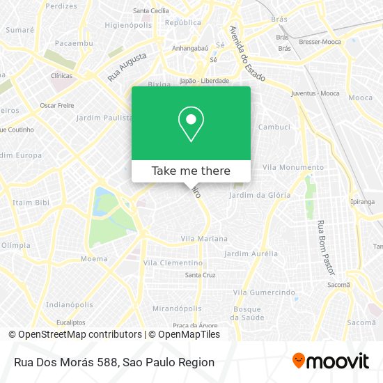 Mapa Rua Dos Morás 588