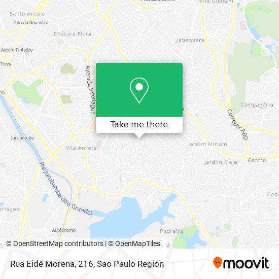 Mapa Rua Eidé Morena, 216