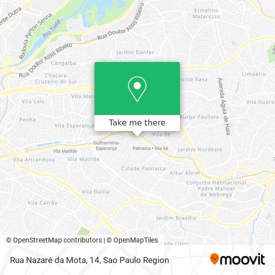 Rua Nazaré da Mota, 14 map