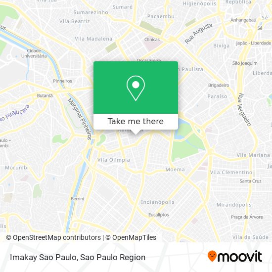 Mapa Imakay Sao Paulo