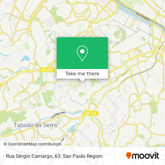 Mapa Rua Sérgio Camargo, 63