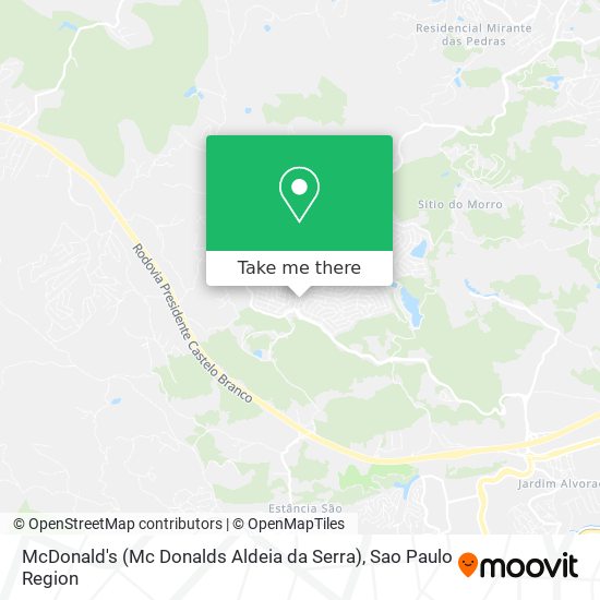 McDonald's (Mc Donalds Aldeia da Serra) map