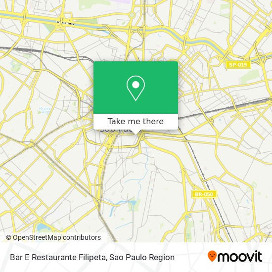 Bar E Restaurante Filipeta map