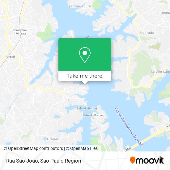 Rua São João map