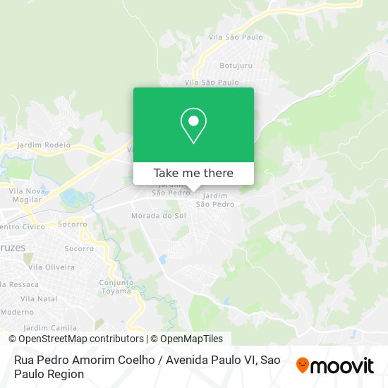 Rua Pedro Amorim Coelho / Avenida Paulo VI map
