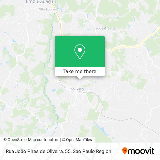 Mapa Rua João Pires de Oliveira, 55