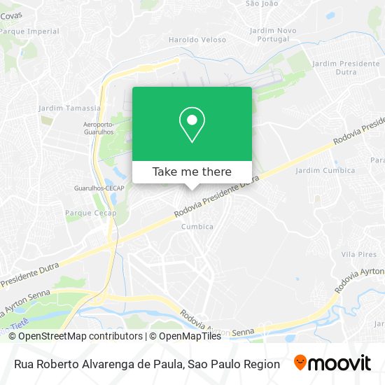 Rua Roberto Alvarenga de Paula map