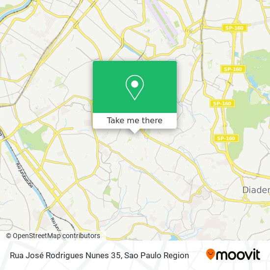 Mapa Rua José Rodrigues Nunes 35