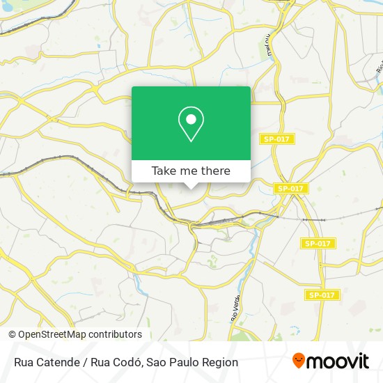 Mapa Rua Catende / Rua Codó