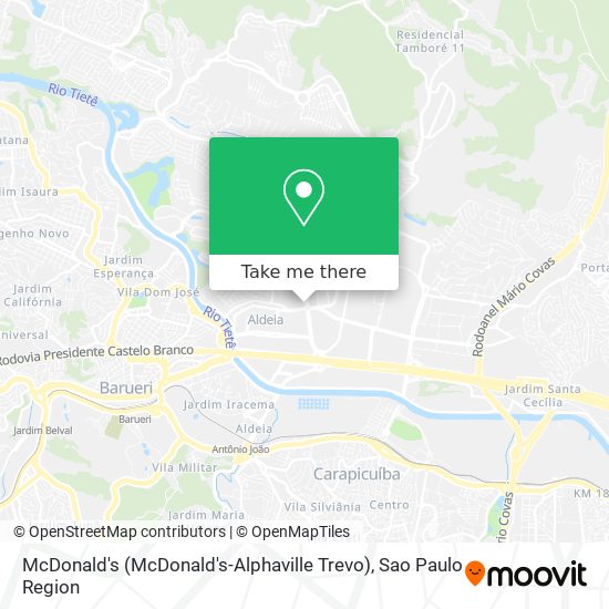 McDonald's (McDonald's-Alphaville Trevo) map