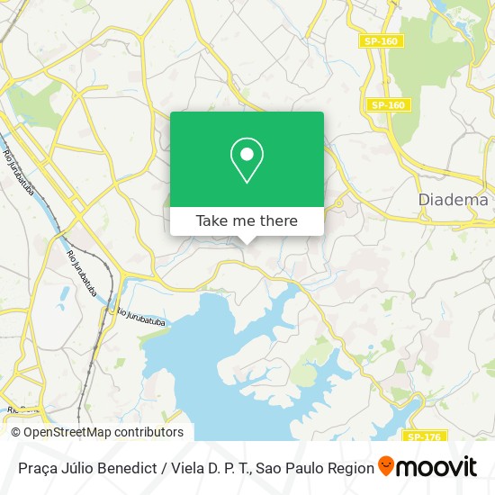 Mapa Praça Júlio Benedict / Viela D. P. T.