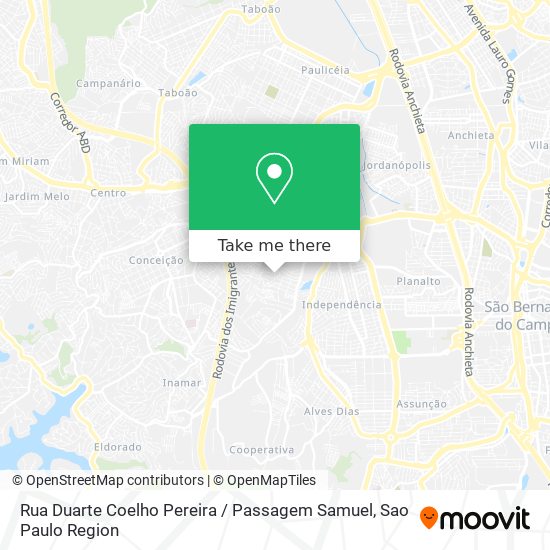 Rua Duarte Coelho Pereira / Passagem Samuel map