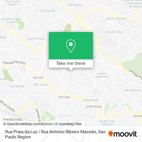 Rua Praia da Luz / Rua Antônio Ribeiro Macedo map