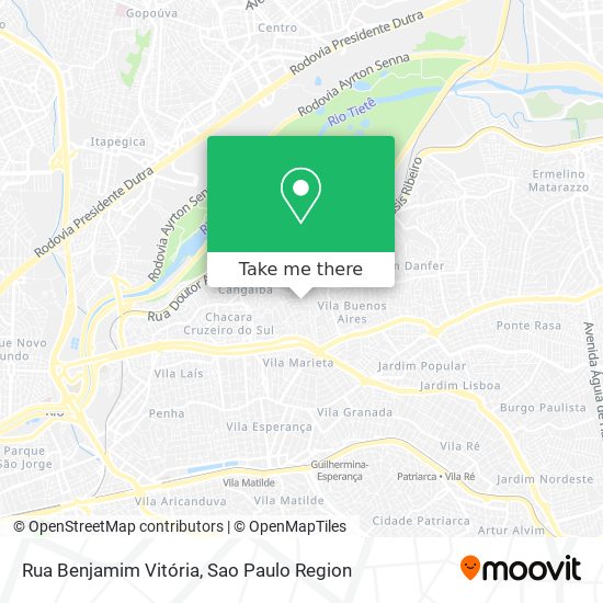 Rua Benjamim Vitória map