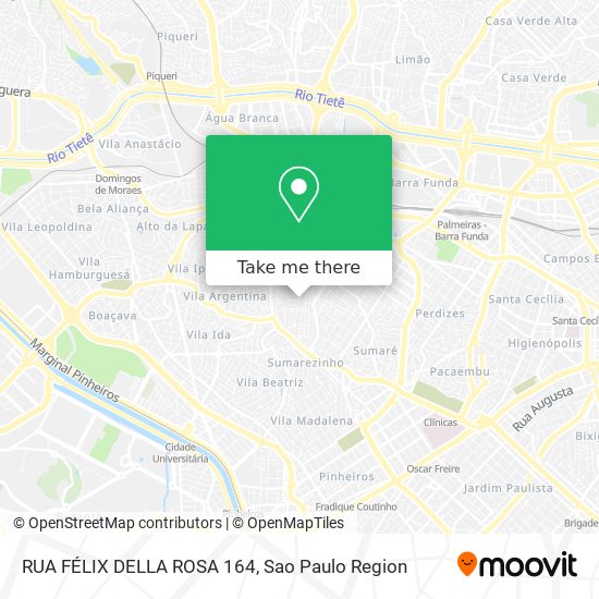 RUA FÉLIX DELLA ROSA 164 map