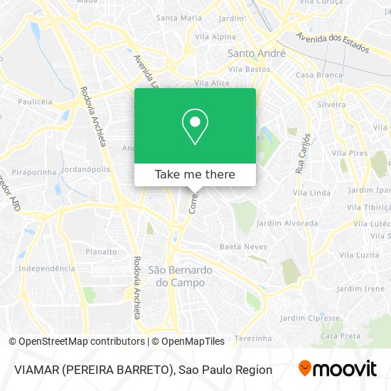 VIAMAR (PEREIRA BARRETO) map