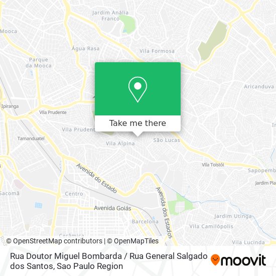 Mapa Rua Doutor Miguel Bombarda / Rua General Salgado dos Santos