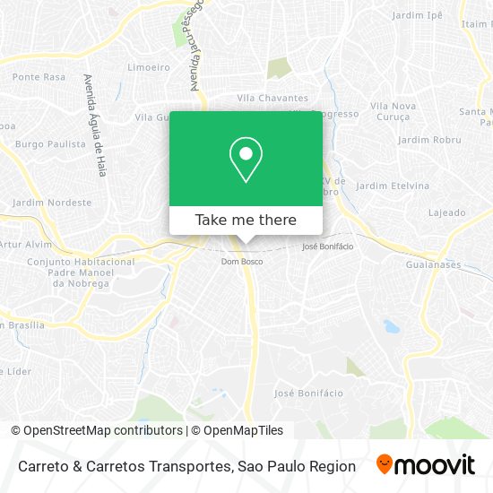 Carreto & Carretos Transportes map
