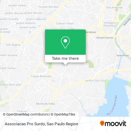 Associacao Pro Surdo map