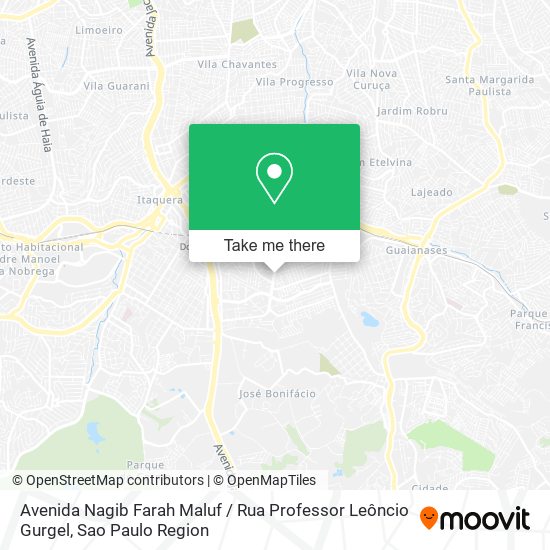 Avenida Nagib Farah Maluf / Rua Professor Leôncio Gurgel map