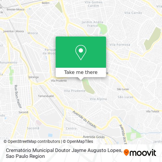 Crematório Municipal Doutor Jayme Augusto Lopes map
