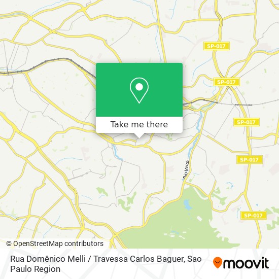 Rua Domênico Melli / Travessa Carlos Baguer map