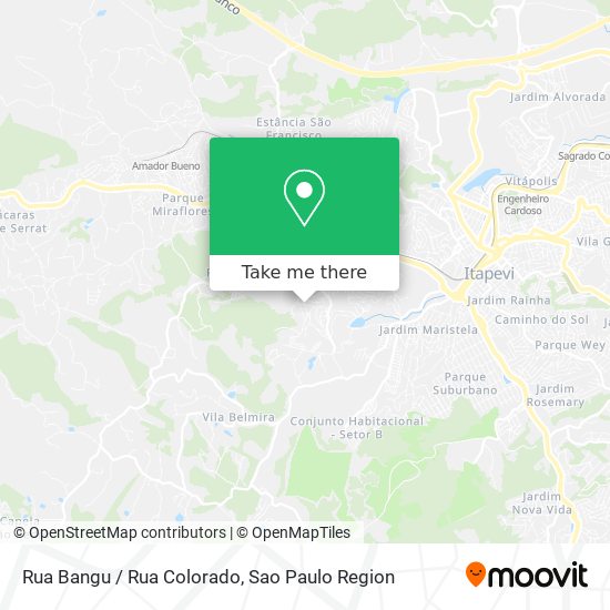 Rua Bangu / Rua Colorado map