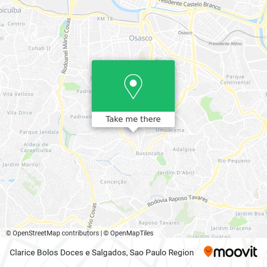 Clarice Bolos Doces e Salgados map