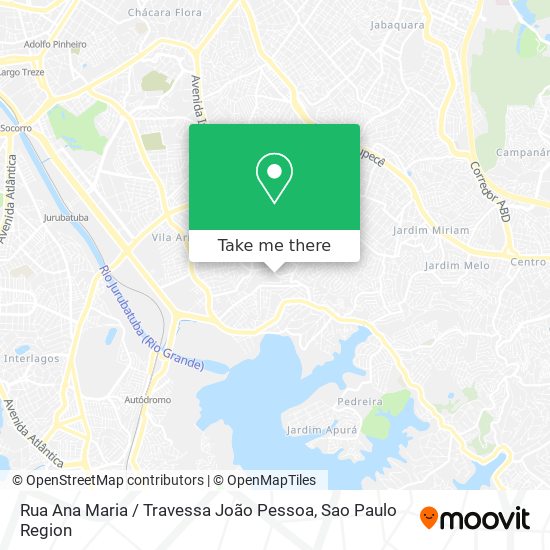 Rua Ana Maria / Travessa João Pessoa map