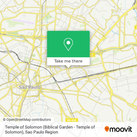 Mapa Temple of Solomon (Biblical Garden - Temple of Solomon)