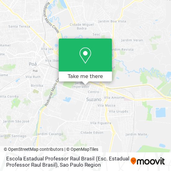 Escola Estadual Professor Raul Brasil map