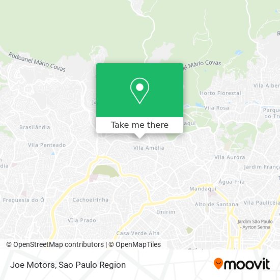 Mapa Joe Motors