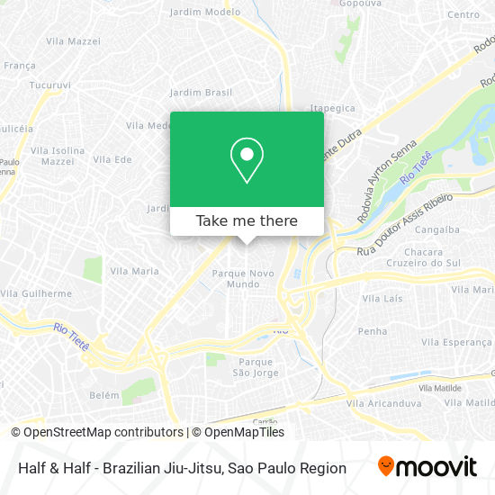 Half & Half - Brazilian Jiu-Jitsu map