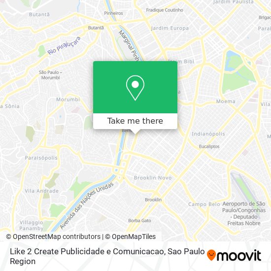 Mapa Like 2 Create Publicidade e Comunicacao