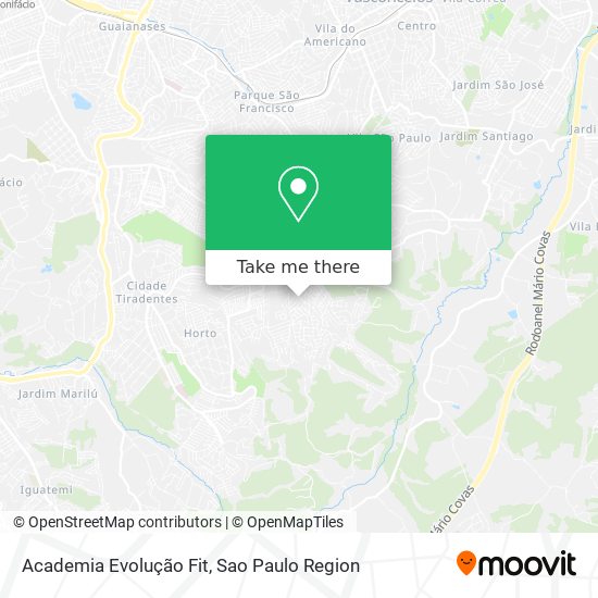 Academia Evolução Fit map