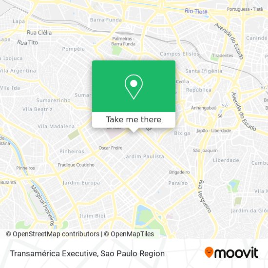 Transamérica Executive map