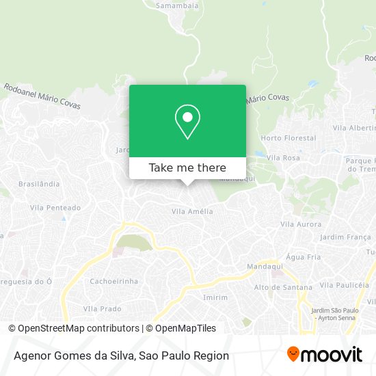 Agenor Gomes da Silva map