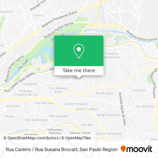 Mapa Rua Careiro / Rua Susana Brocart