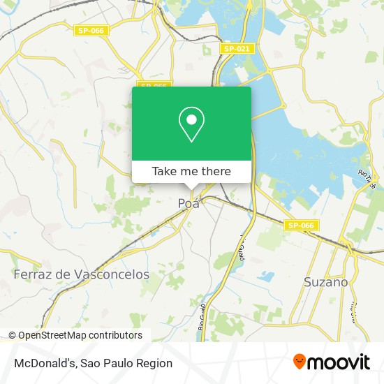 McDonald's map