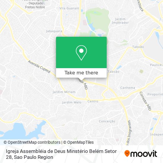 Igreja Assembléia de Deus Minstério Belém Setor 28 map