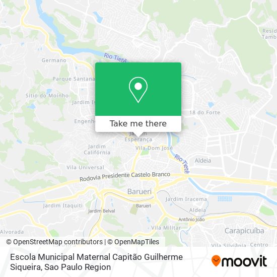 Escola Municipal Maternal Capitão Guilherme Siqueira map