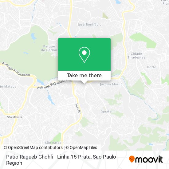 Pátio Ragueb Chohfi - Linha 15 Prata map