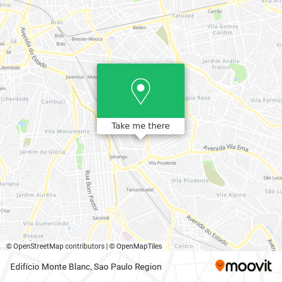 Edifício Monte Blanc map