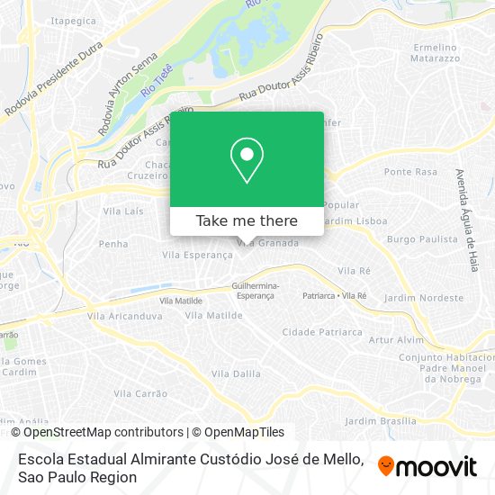 Escola Estadual Almirante Custódio José de Mello map