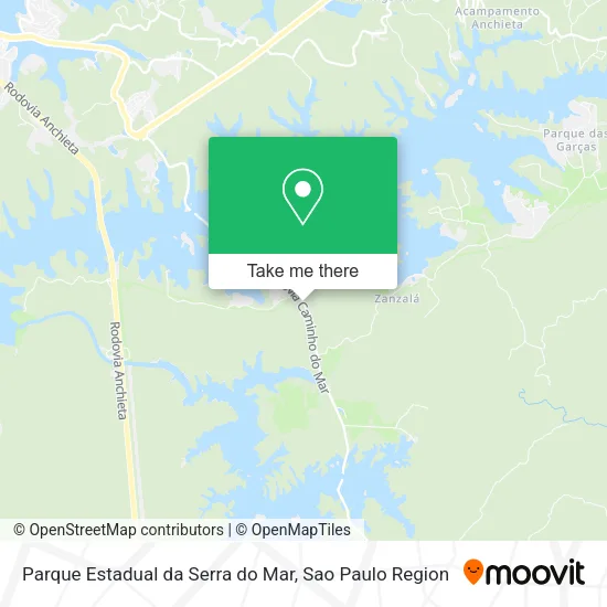 Parque Estadual da Serra do Mar map